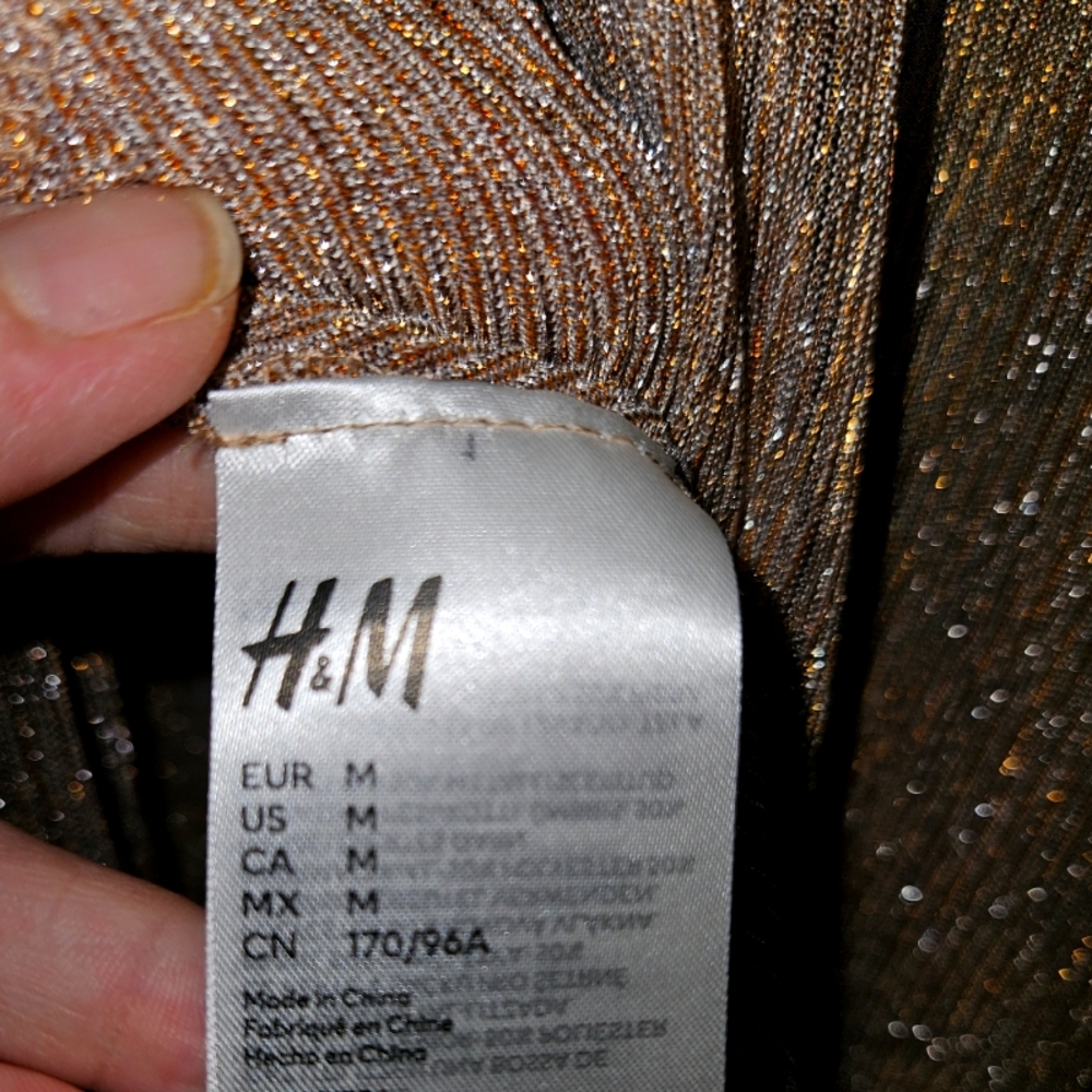 H&M sparkly sheer cover up! Brand new never worn, size M